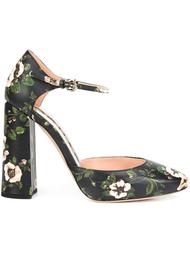 туфли с цветочным принтом   Rochas