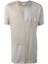 футболка с панельным дизайном Helmut Lang