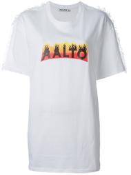 футболка с принтом-логотипом Aalto