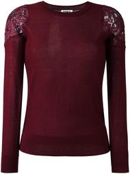топ с кружевными вставками Sonia By Sonia Rykiel