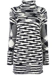 трикотажное платье с высокой горловиной Missoni