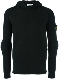 толстовка с капюшоном и контрастными рукавами Stone Island