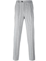 брюки в полоску  Brunello Cucinelli