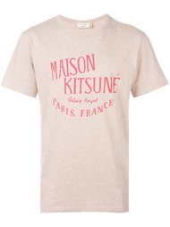футболка с логотипом Maison Kitsuné