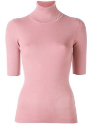 short sleeve roll neck top Theory