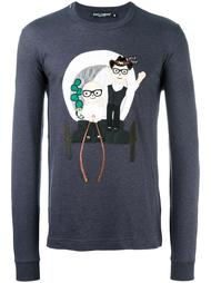 кофта с нашивкой 'Designers' Dolce & Gabbana