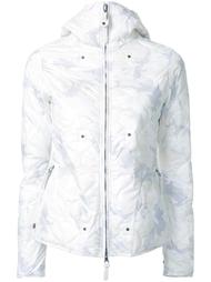 камуфляжная дутая куртка с капюшоном Kru