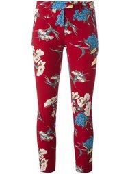 брюки с цветочным принтом Dondup