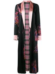 пальто-кимоно с цветочным принтом Etro