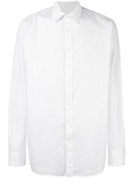 рубашка с вышитым логотипом Hackett