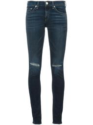 джинсы скинни с рваными деталями Rag &amp; Bone /Jean