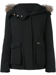 укороченный пуховик в стиле милитари  Woolrich