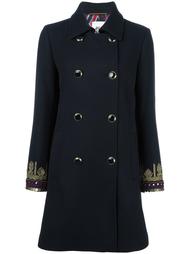 двубортное пальто Bazar Deluxe