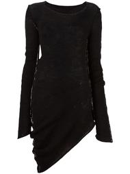 asymmetric longsleeved dress Masnada