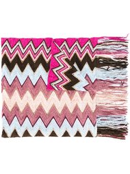 шарф с зигзагообразным узором Missoni