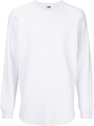longsleeved textured T-shirt   H Beauty&amp;Youth.