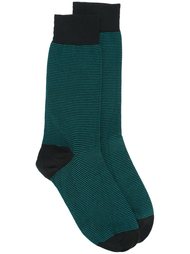 двухцветные носки  John Smedley