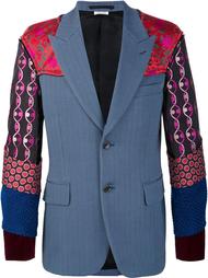 pinstriped sleeve print blazer Comme Des Garçons Homme Plus