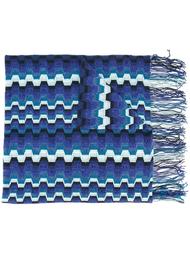 шарф с зигзагообразным узором Missoni