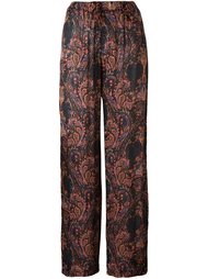 paisley print palazzo pants Pierre Balmain