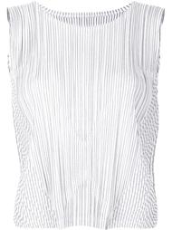 'Kasuri' striped tank top Pleats Please By Issey Miyake