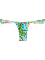 printed bikini bottoms Blue Man