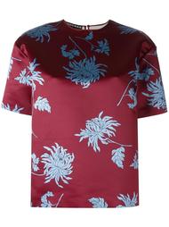 shortsleeved floral top  Rochas