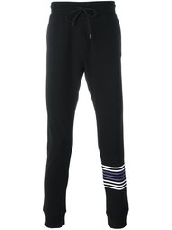 спортивные брюки с заплаткой с логотипом Dirk Bikkembergs