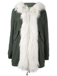 raccoon fur trim parka  Mr &amp; Mrs Italy