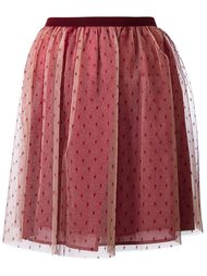 мини юбка из тюля Red Valentino