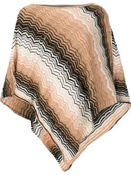 жаккардовая накидка-кейп Missoni