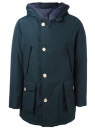 куртка на пуговицах с капюшоном Woolrich