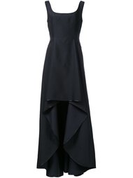 платье с неравномерной юбкой Alberta Ferretti