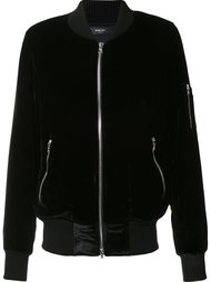 velvet bomber jacket Amiri