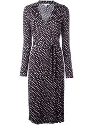 платье с запахом и узором в горох Diane Von Furstenberg