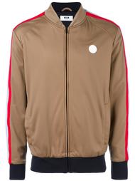 logo plaque bomber jacket MSGM