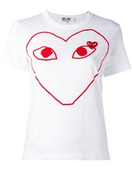 футболка с принтом-логотипом Comme Des Garçons Play