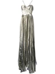 плиссированное платье макси Maria Lucia Hohan