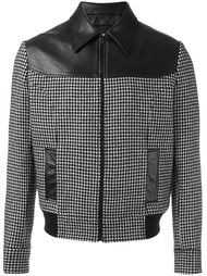 куртка на молнии в ломаную клетку Saint Laurent