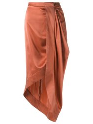 silk midi skirt Giuliana Romanno