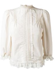 ruffled hem pleated blouse Dsquared2