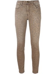 leopard print skinny jeans Current/Elliott