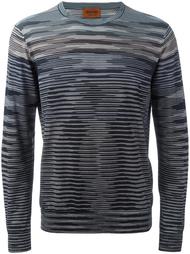 меланжевый джемпер с градиентным узором Missoni
