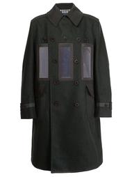 двубортное пальто с прозрачными панелями Junya Watanabe Comme Des Garçons Man