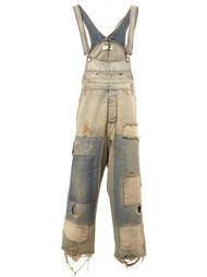 patched denim jumpsuit Faith Connexion