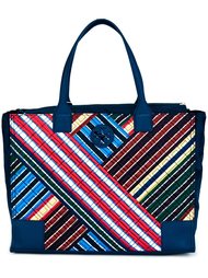 striped tote  Tory Burch