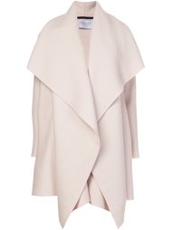 draped blanket coat  Harris Wharf London