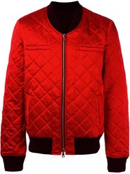 quilted logo patch jacket Balmain