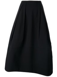 креповая юбка со складками Jil Sander