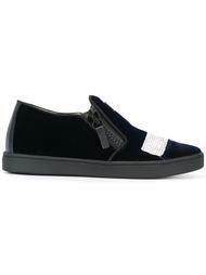 velvet slip-on sneakers Giuseppe Zanotti Design